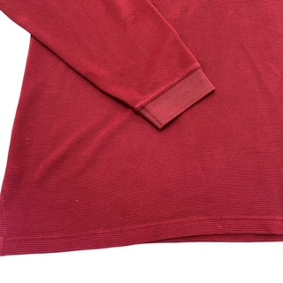 Tommy Bahama Burgundy Sweater Mens Large Long Sleeve Silk Polo - Picture 6 of 13